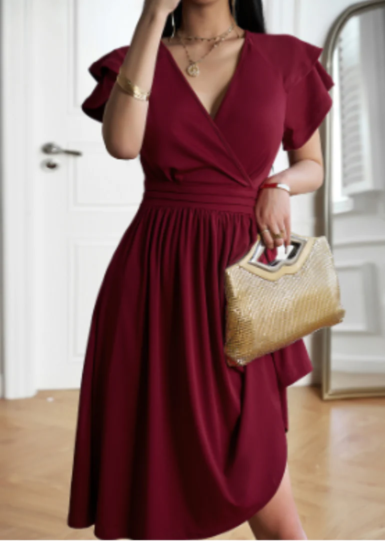 Robe Portefeuille | Coton | Élégante, Féminine et Confortable – Image 8