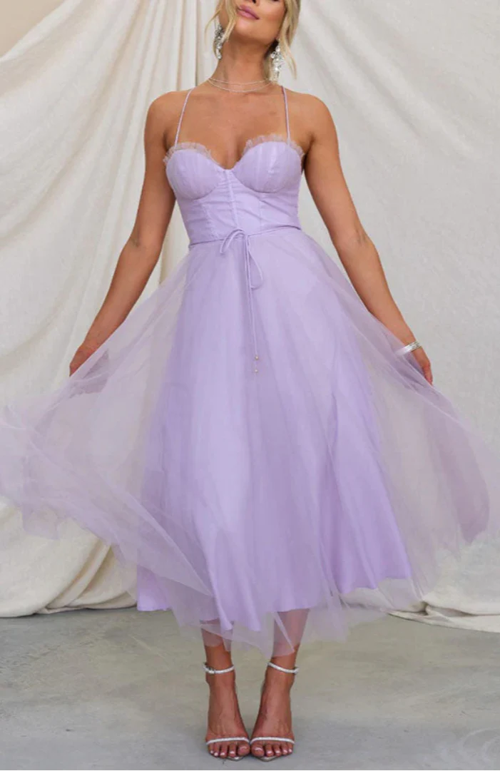 Robe Tulle Poudré | Corsetée | Élégante, Légère et Romantique – Image 5