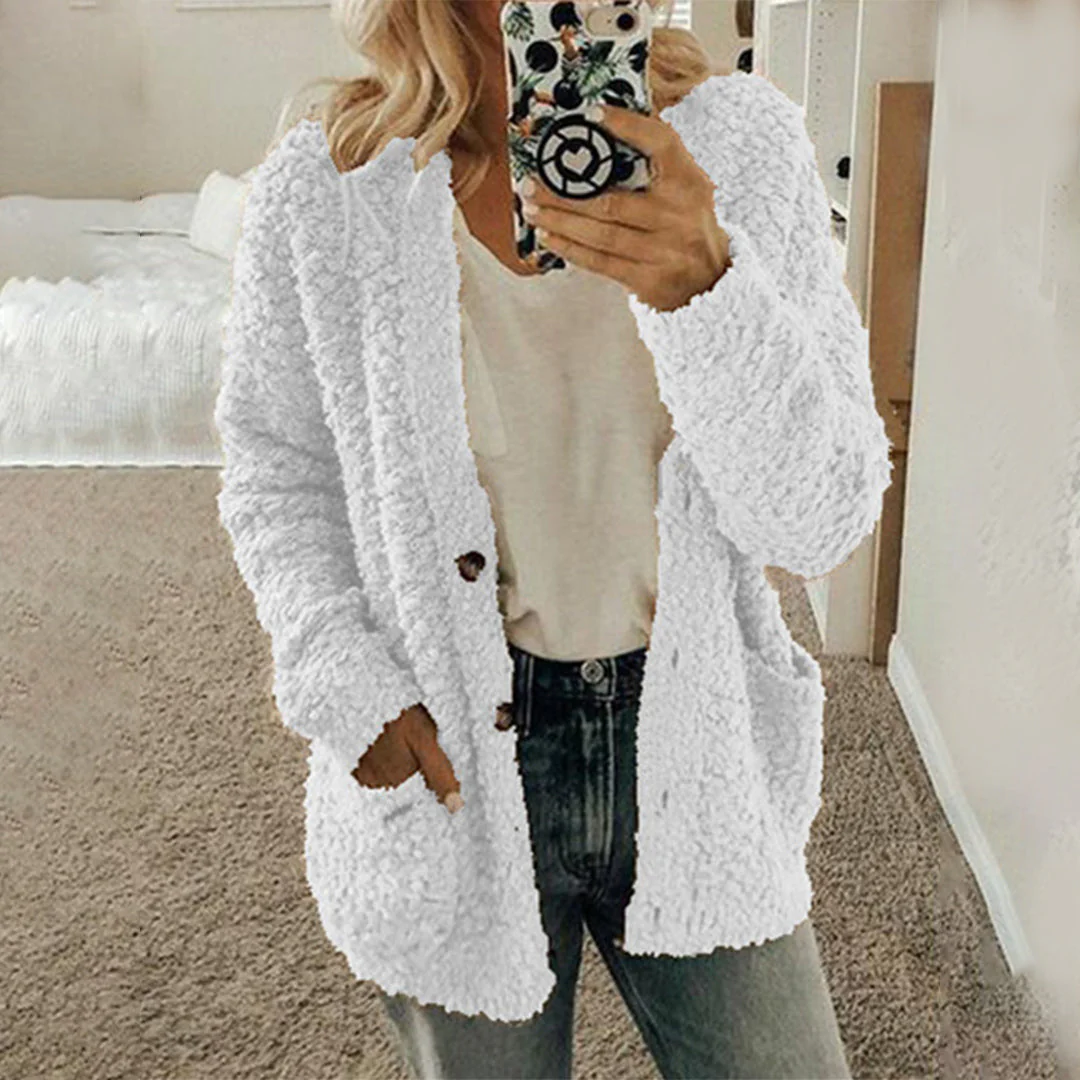 Cardigan Sherpa | Doux & Confortable | Coupe Décontractée – Image 7