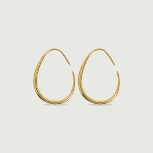 BOUCLES D'OREILLE YASMINE OR