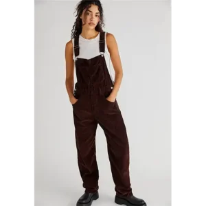 Salopette Velours Côtelé | Coton | Style Rétro et Décontracté