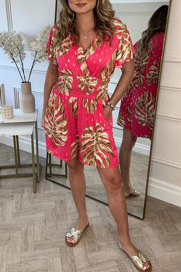 Combinaison Courte Tropicale | Viscose | Fraîche & Décontractée – Image 4