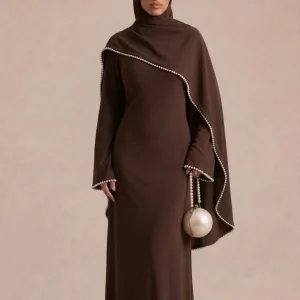 Abaya Marron