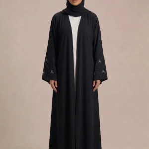 Abaya Noir Simple
