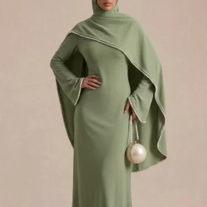 Abaya Verte