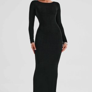 Amélia - Robe Longue Moulante | Élégante | Glamour