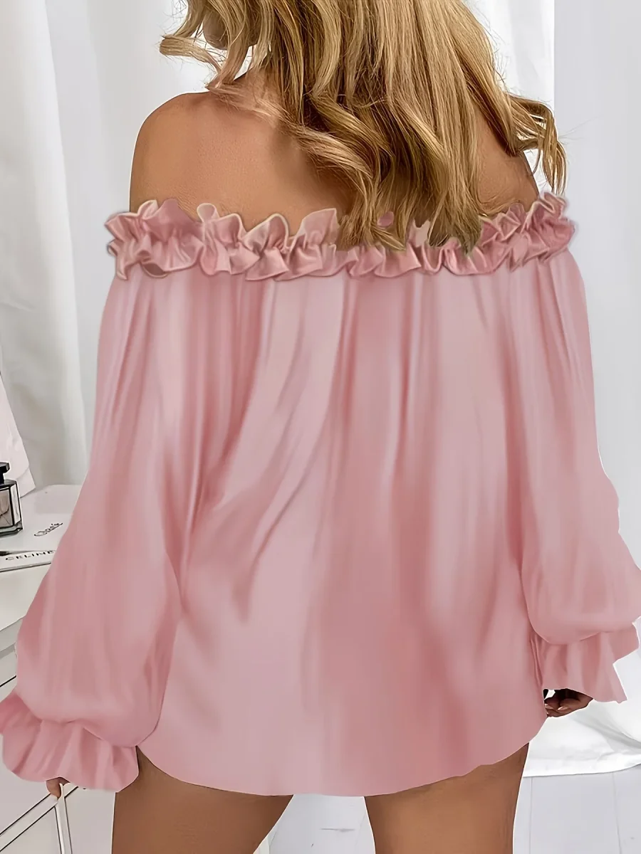 Ruffled Shoulder Blouse | Elegant and Airy – Image 7