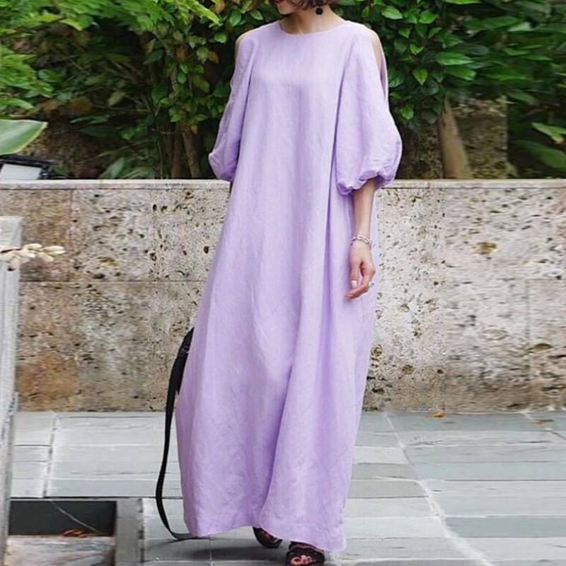 Robe Longue | Lin | Minimaliste et Confortable – Image 3