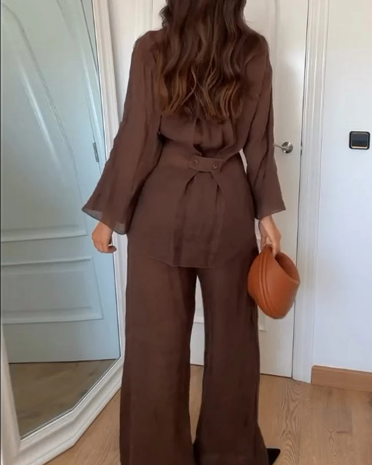 Ensemble Kimono | Lin | Élégant et Structuré – Image 4