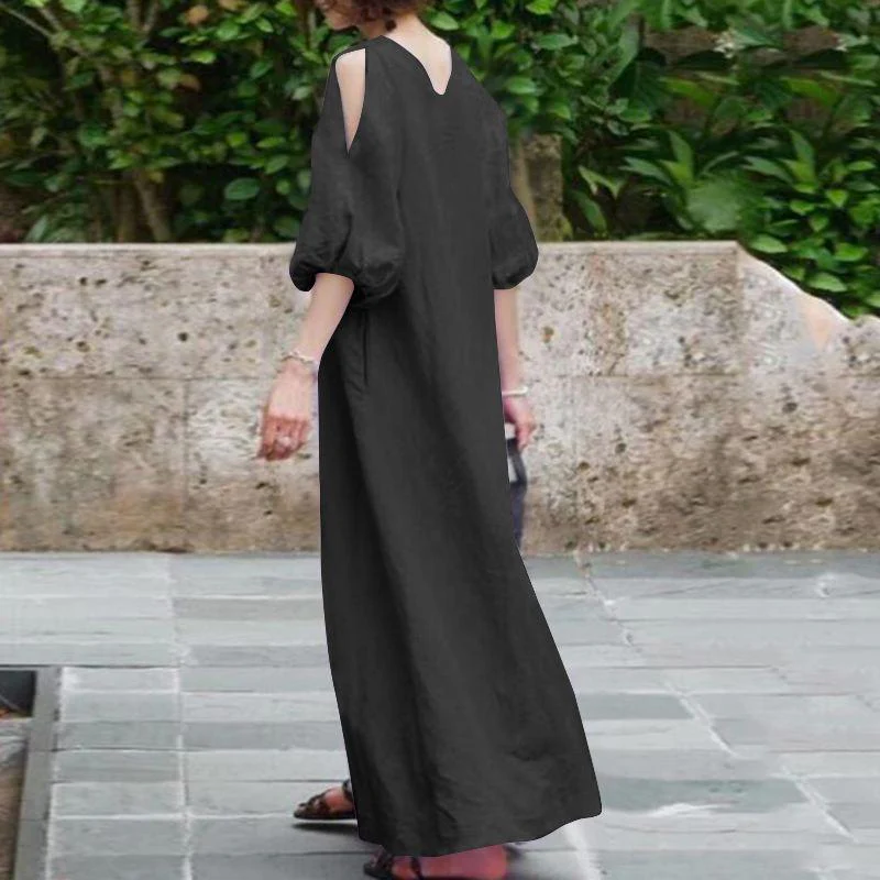 Robe Longue | Lin | Minimaliste et Confortable – Image 7