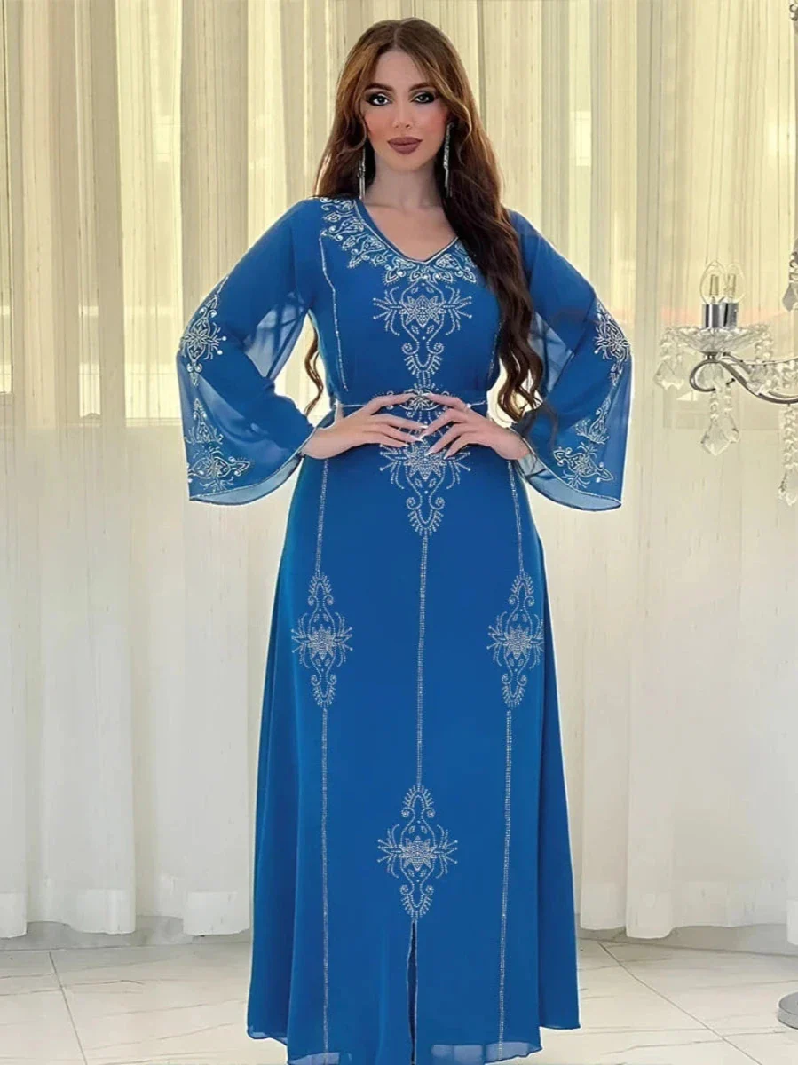 Caftan Jawhara Bleu – Image 3