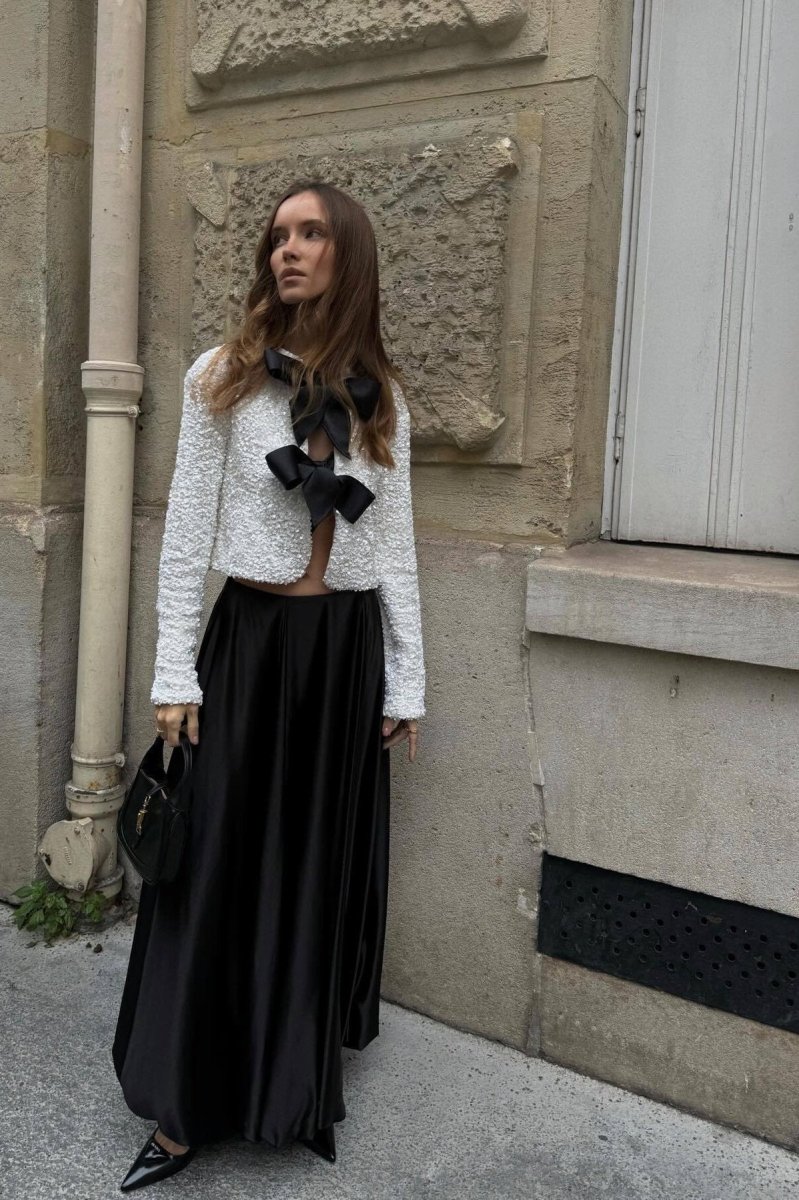 Top à Sequins | Nœuds Satinés | Élégant et Festif – Image 7