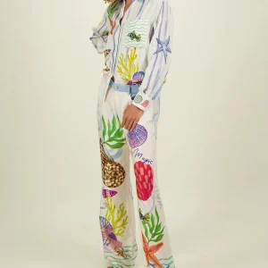 Ensemble Imprimé Marin | Coton | Artistique & Fluide