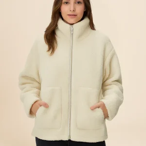 Nuage Polaire | Women's Oversize Sheepskin Zipped Jacket