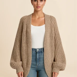Cosy Maille | Women's Oversized Knitted Long Vest