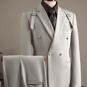Costume Homme 2 Pièces À Double Boutonnage Moderne Classique