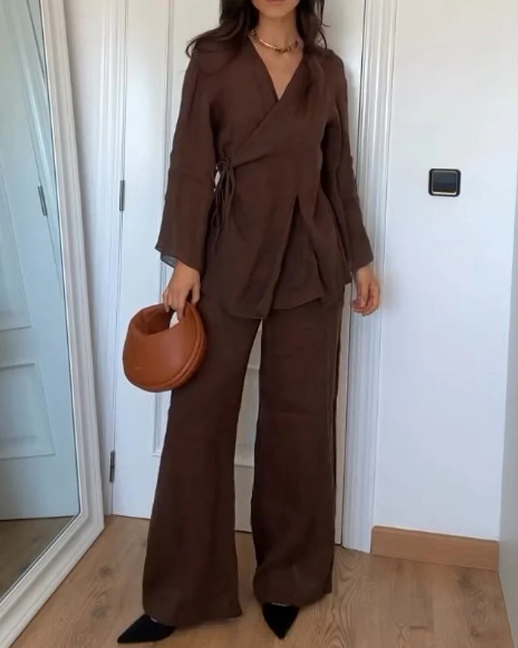 Ensemble Kimono | Lin | Élégant et Structuré – Image 2