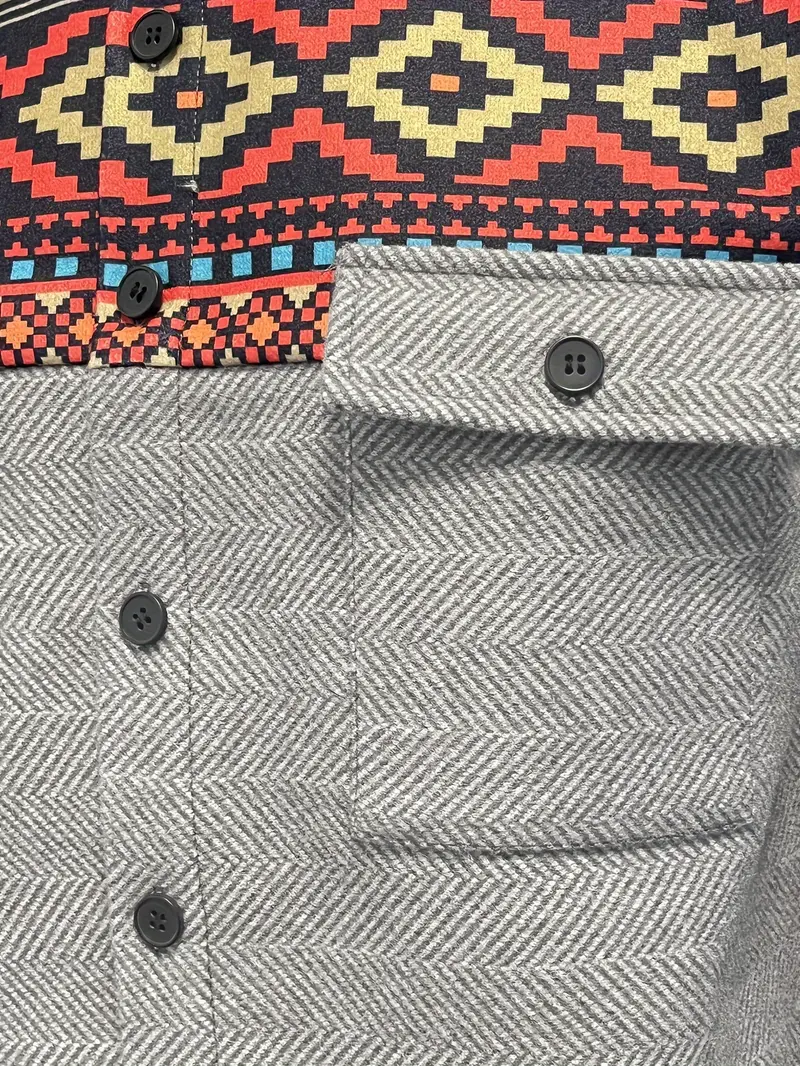 Buttoned Ethnic Jacket | Authentic and Modern Style – Image 4