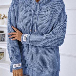 Pull à Capuche en Maille | Doux & Confortable | Style Décontracté