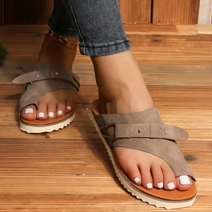 Buckle Sandals Flip-flop Style | Casual Elegance and Comfort