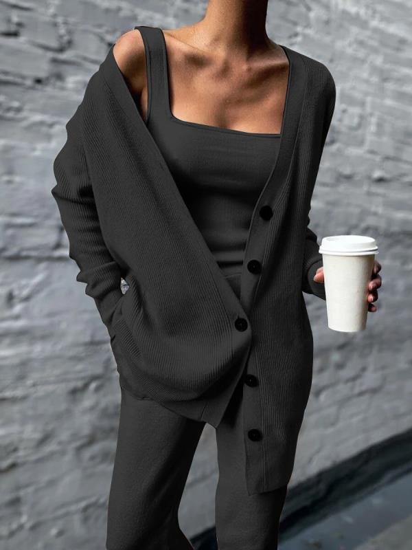 Ensemble Maille Côtelée | Coton | Minimaliste et Confortable – Image 7