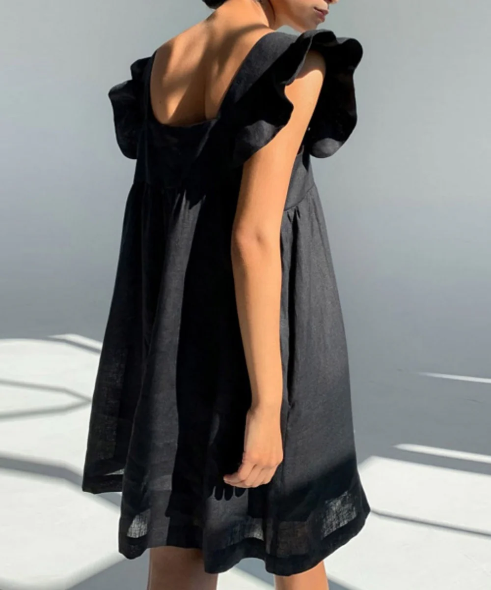 Robe Volantée | Coton | Romantique et Légère – Image 3