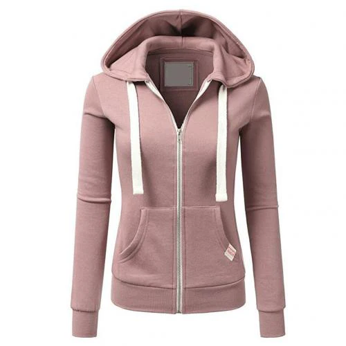 Women's Zip Comfort Hoodie Casual Style – Image 7