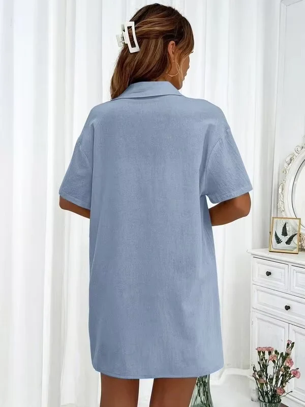 Casual Shirt & Short Set | Douceur et Liberté – Image 5