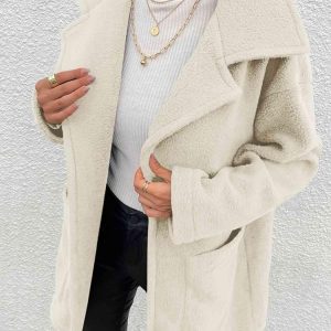 Faux Fur Coat | Off White | Cosy Chic Style