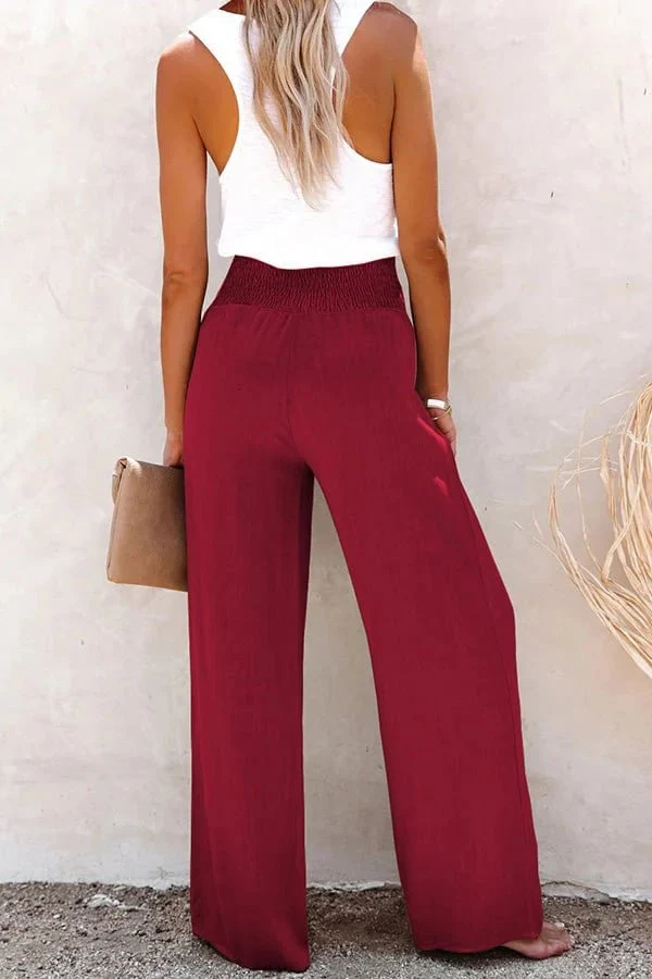 Evasion Bohème Wide Leg Pants | Comfort and Natural Elegance – Image 7