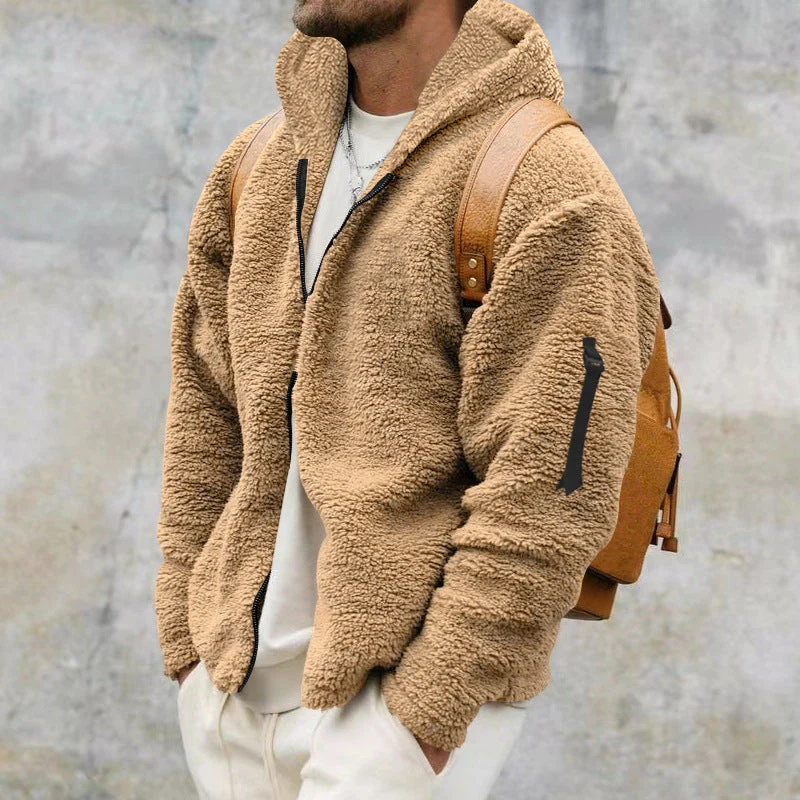 Veste Polaire Sherpa Homme | Zippée | Chaude & Confortable – Image 2