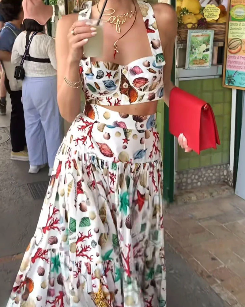 Ensemble Estival Imprimé | Coton | Élégant et Méditerranéen – Image 5