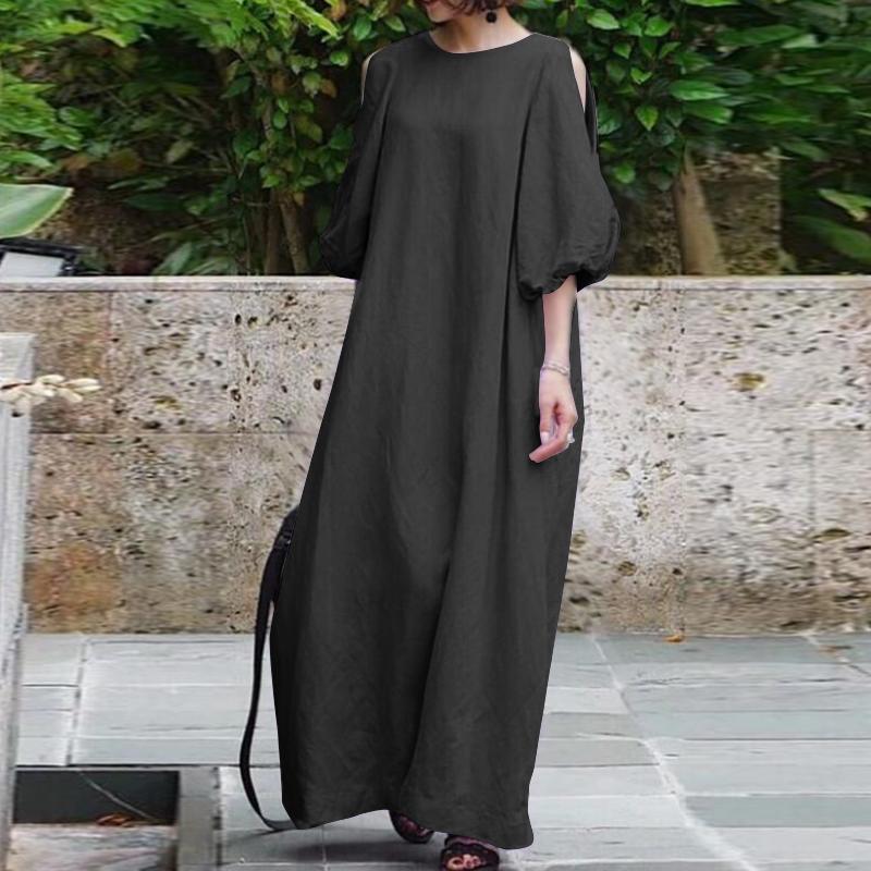 Robe Longue | Lin | Minimaliste et Confortable – Image 4