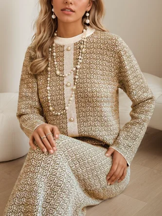 Golden Tweed Set | Two Pieces | Elegant and Structured – Image 7