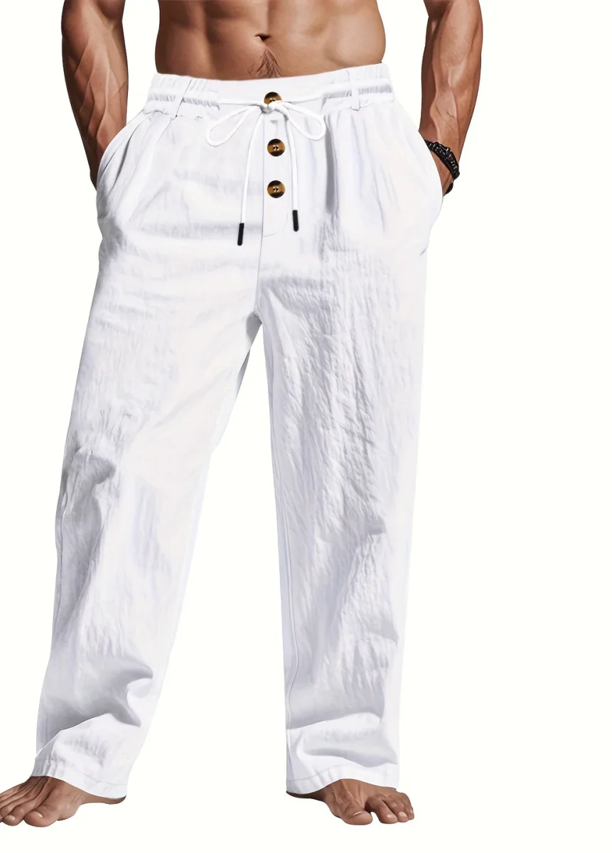 Men's Summer Pants | Cotton | Light & Casual – Image 2