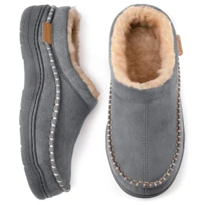 Filled Slippers | Suede & Faux Fur | Warm & Comfortable