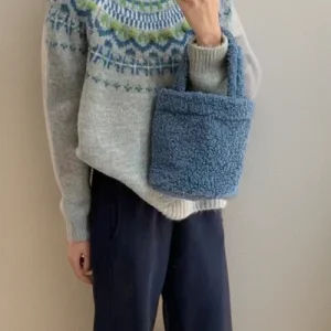 Scandinavian Jacquard Sweater | Cozy Winter | Vintage Retro Style