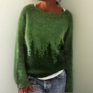 Forêt Enchantée Sweater | Soft Knit | Esprit Nature