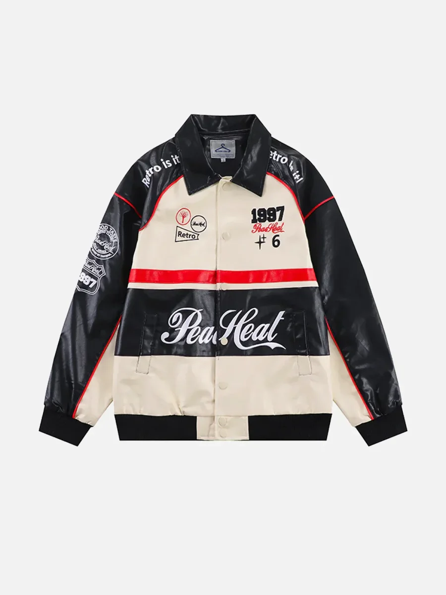 Vintage Racing Embroidered Jacket | Attitude Street et Esprit Rétro