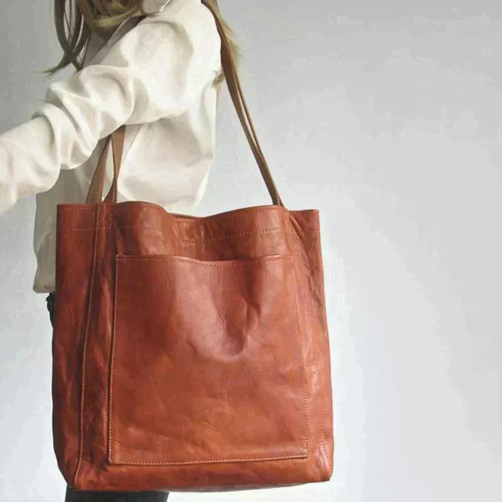 Large Shopping Bag | Genuine Leather | Natural Elegance for Everyday Use – Image 2