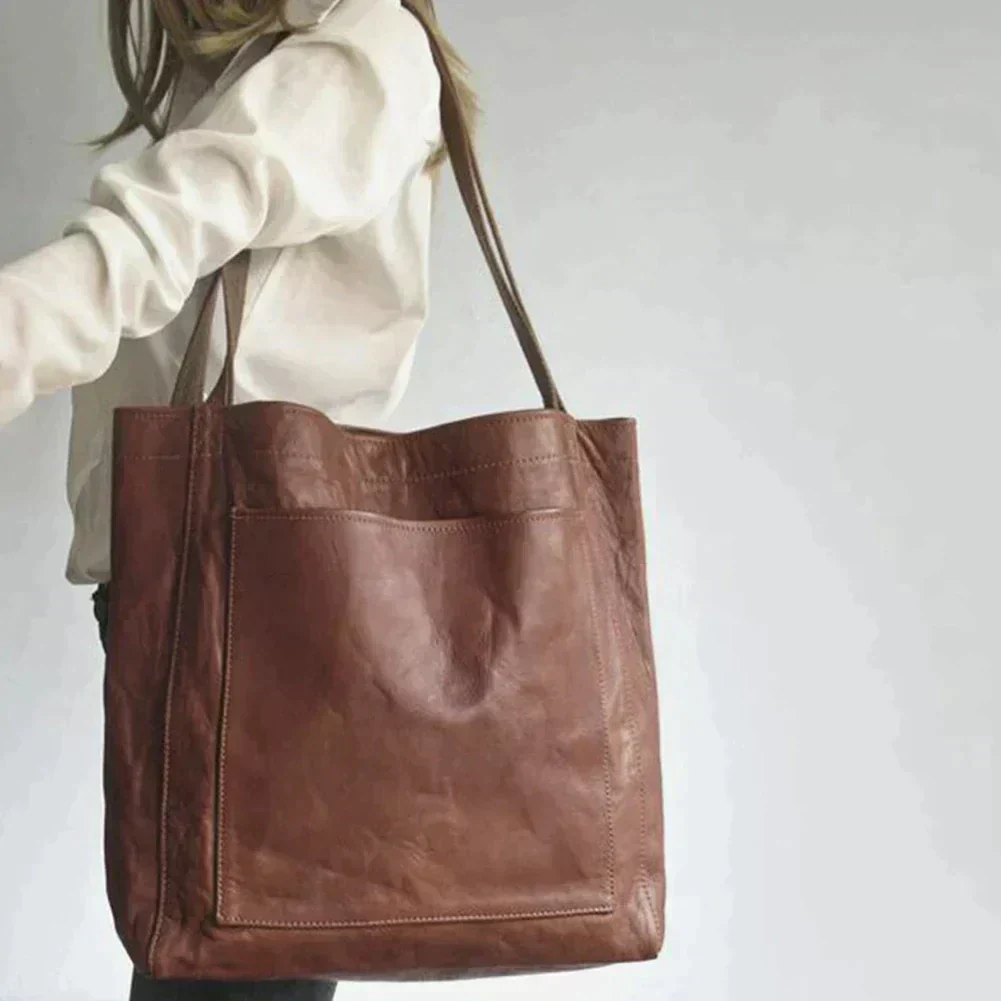 Large Shopping Bag | Genuine Leather | Natural Elegance for Everyday Use – Image 3