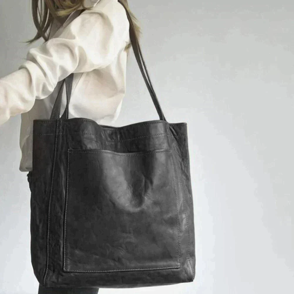 Large Shopping Bag | Genuine Leather | Natural Elegance for Everyday Use – Image 4