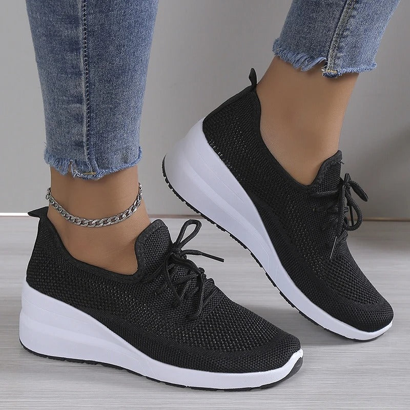 Thick-soled Knitted Sneakers | Lightness and Minimalist Style – Image 6