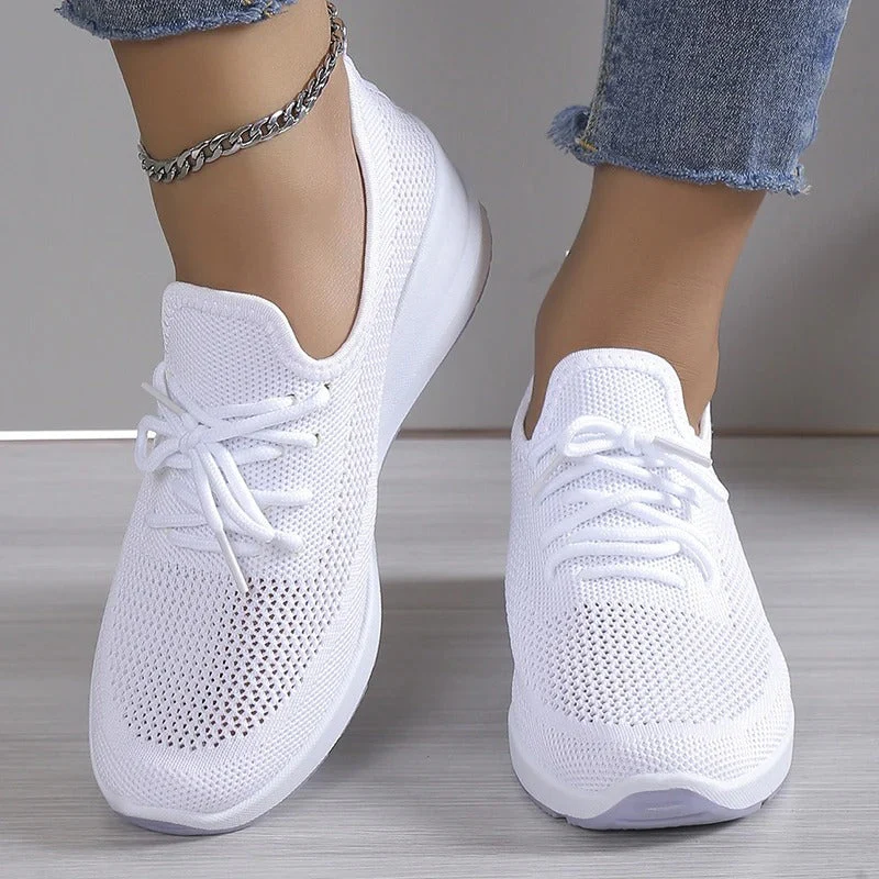 Thick-soled Knitted Sneakers | Lightness and Minimalist Style – Image 7