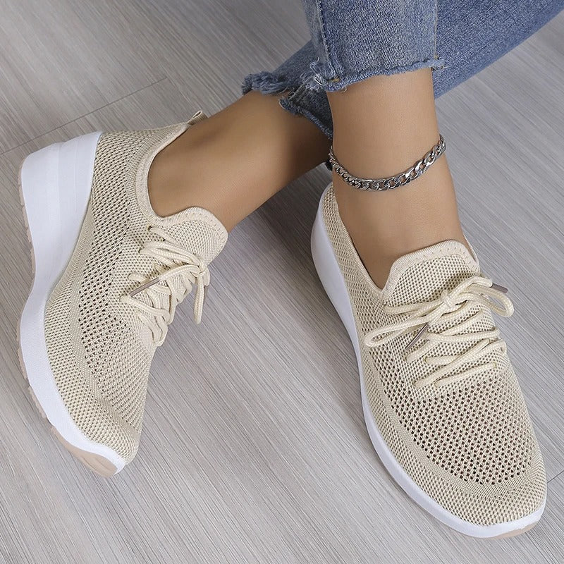Thick-soled Knitted Sneakers | Lightness and Minimalist Style – Image 3