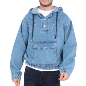 Léo - Hoodie en Denim | Streetwear | Décontracté