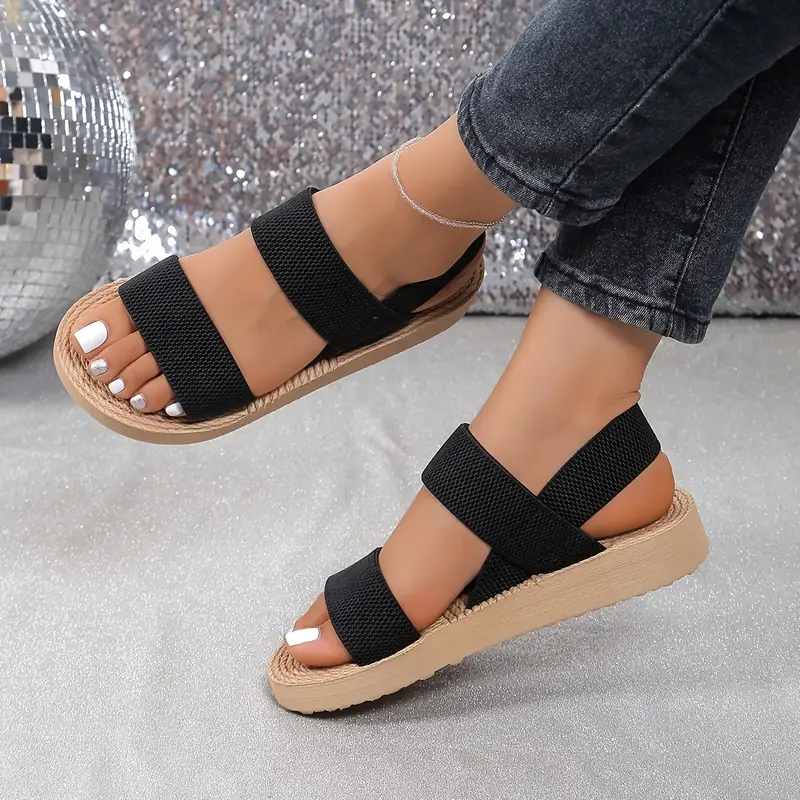 Flat Sandals with Elastic Straps | Everyday Comfort and Minimalist Style – Image 5