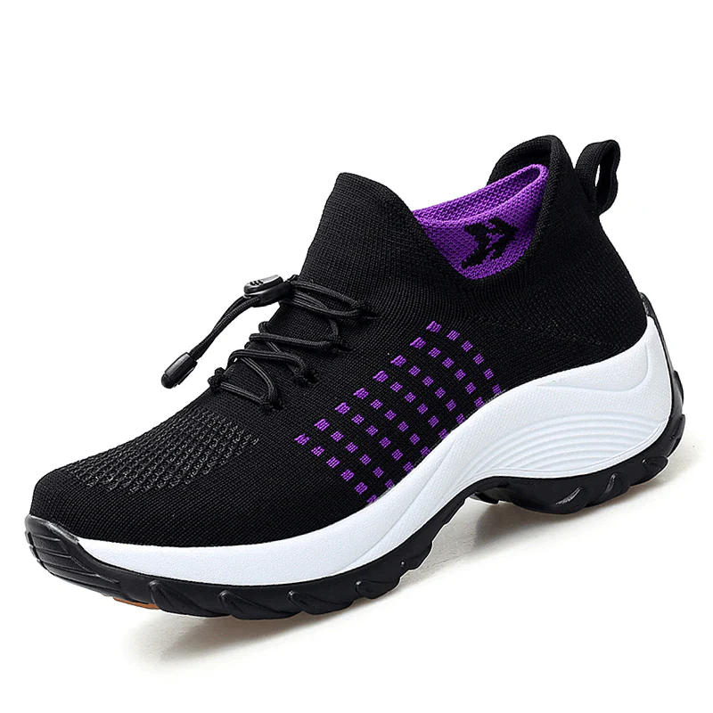 Running Sneakers with Purple Details | Performance and Sport Style – Image 3