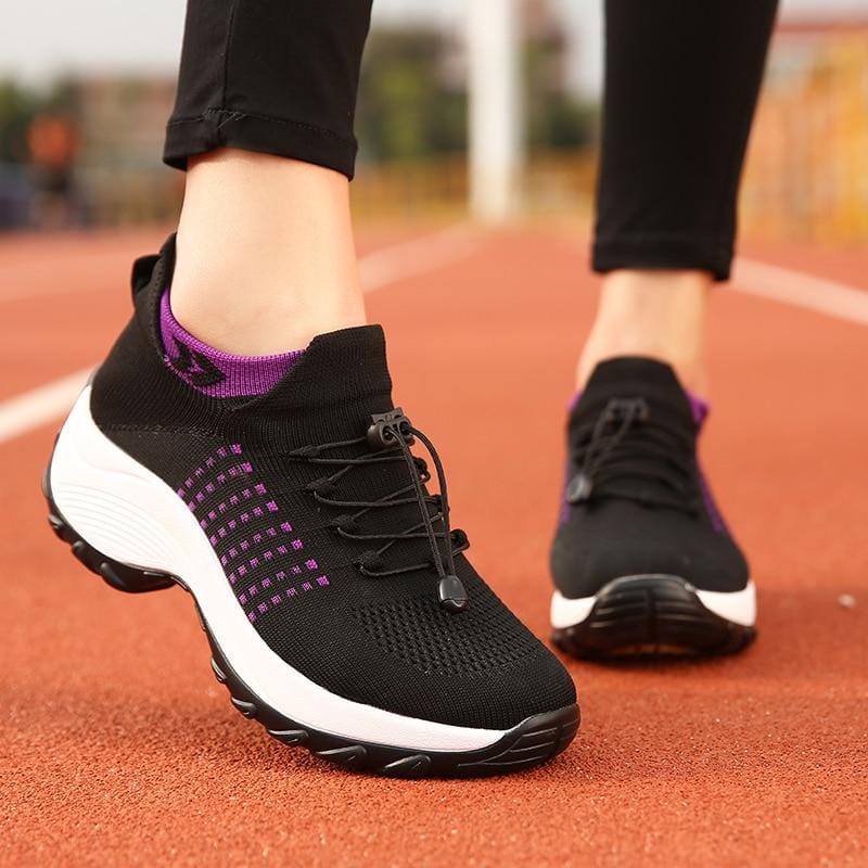 Running Sneakers with Purple Details | Performance and Sport Style – Image 5