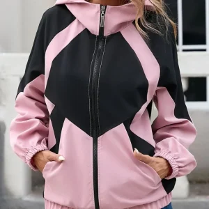 Zipped Jacket with Graphic Pattern | Sporty and Bold | Urban Look